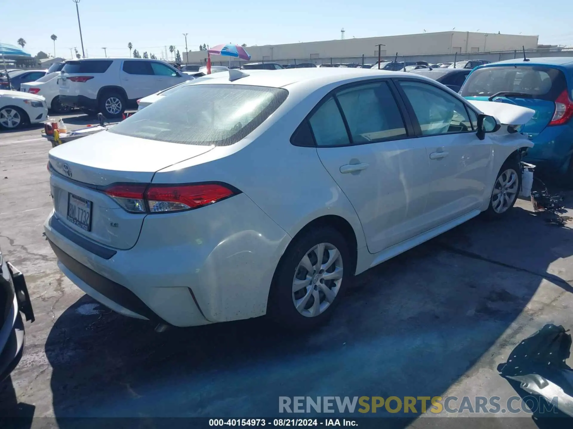 4 Photograph of a damaged car JTDEPMAE8MJ175230 TOYOTA COROLLA 2021