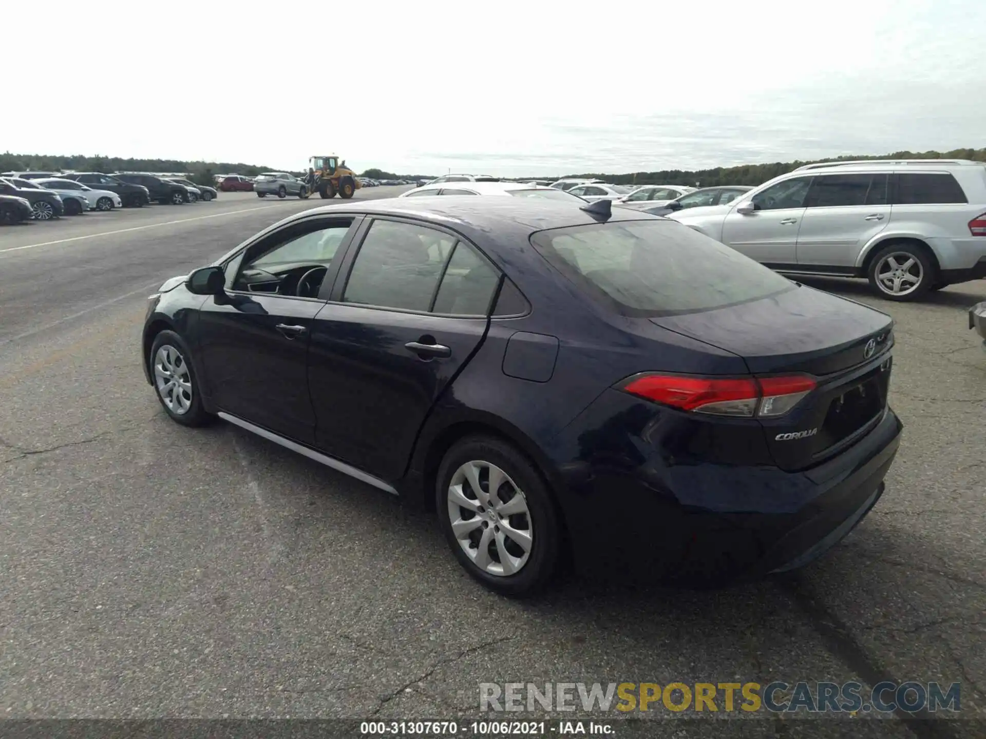 3 Photograph of a damaged car JTDEPMAE8MJ175244 TOYOTA COROLLA 2021