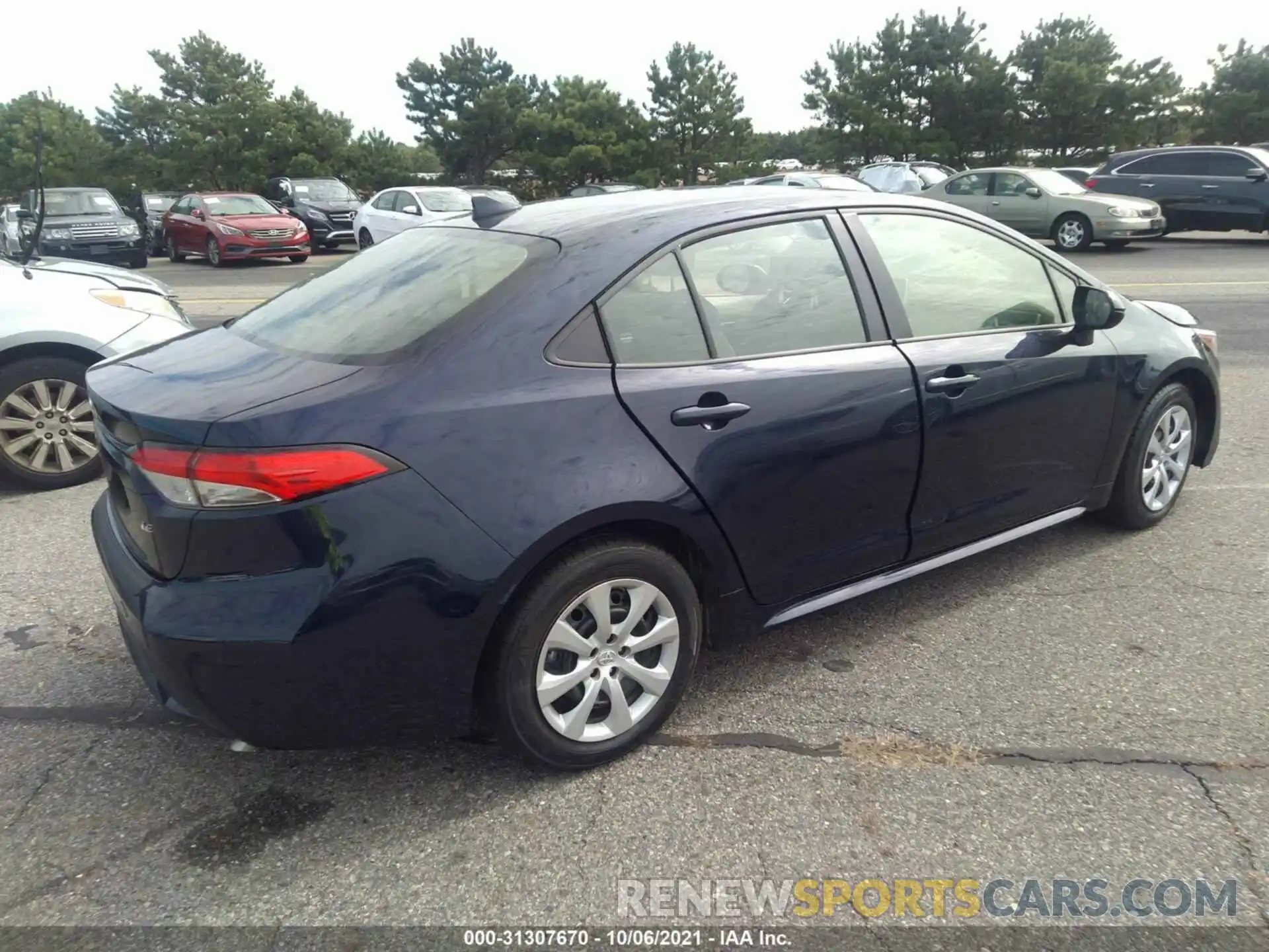 4 Photograph of a damaged car JTDEPMAE8MJ175244 TOYOTA COROLLA 2021