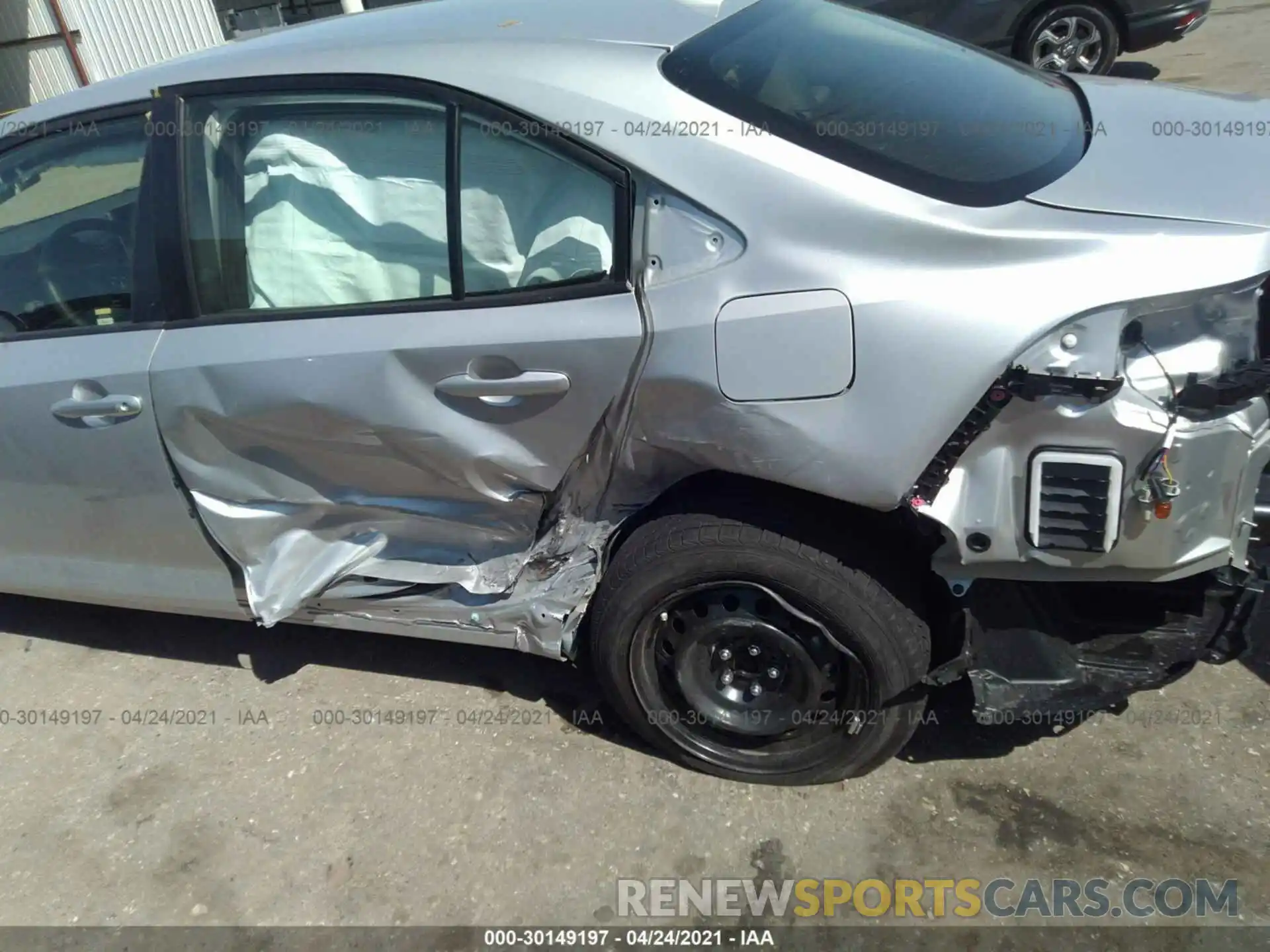 6 Photograph of a damaged car JTDEPMAE8MJ175308 TOYOTA COROLLA 2021