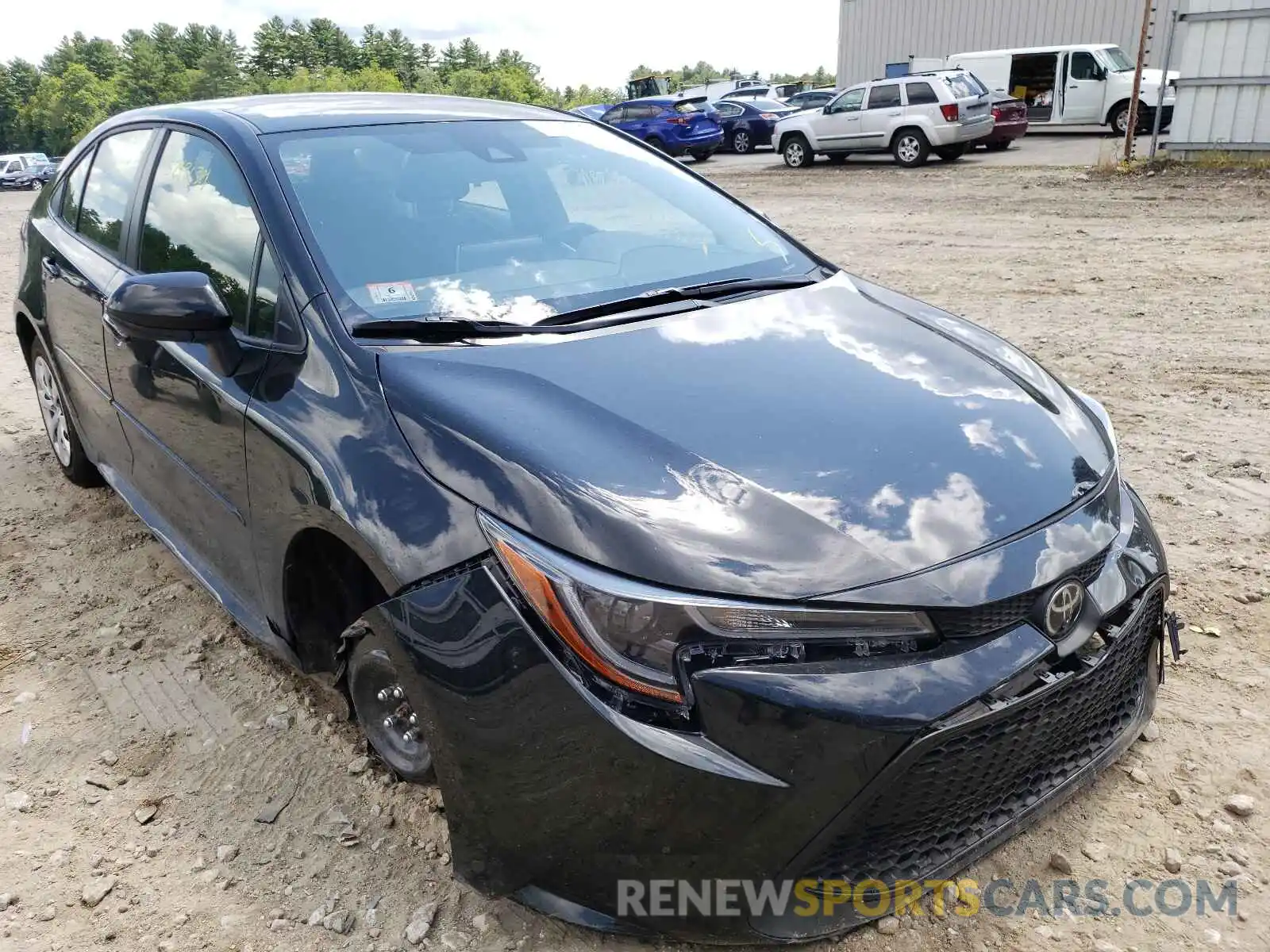 1 Photograph of a damaged car JTDEPMAE8MJ176944 TOYOTA COROLLA 2021