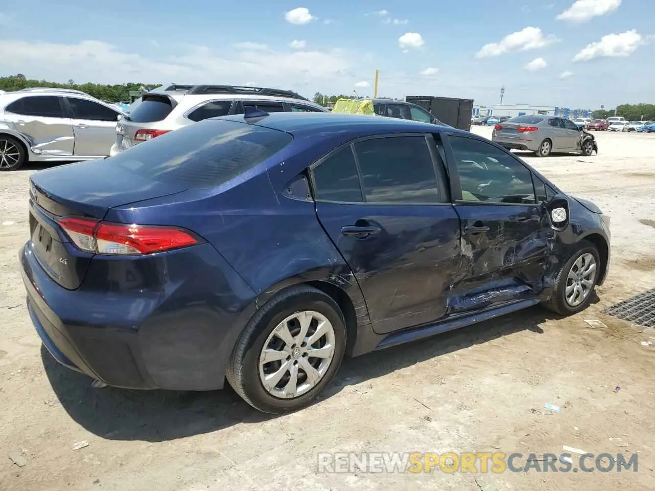 3 Photograph of a damaged car JTDEPMAE8MJ177950 TOYOTA COROLLA 2021