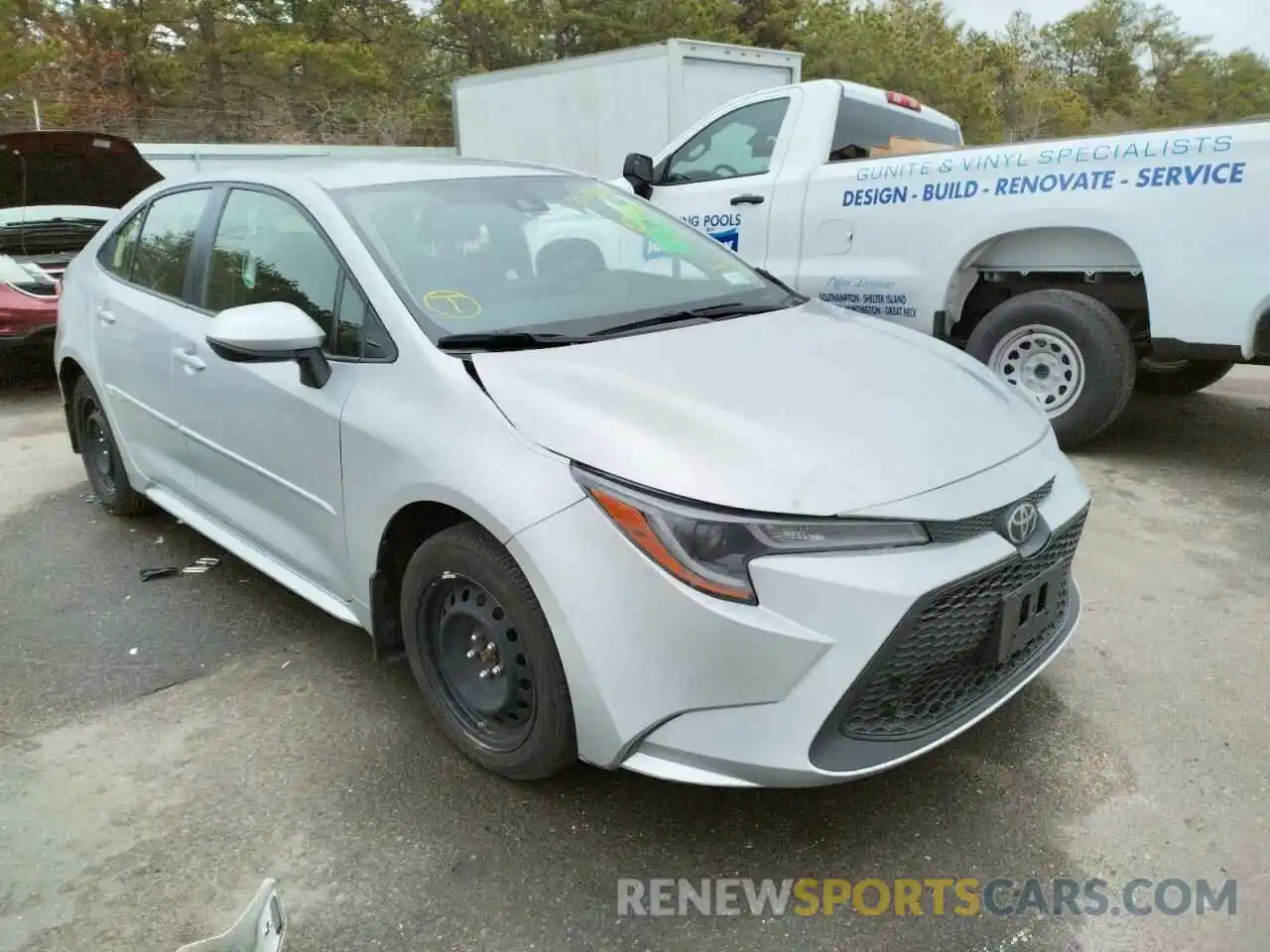 1 Photograph of a damaged car JTDEPMAE8MJ178774 TOYOTA COROLLA 2021