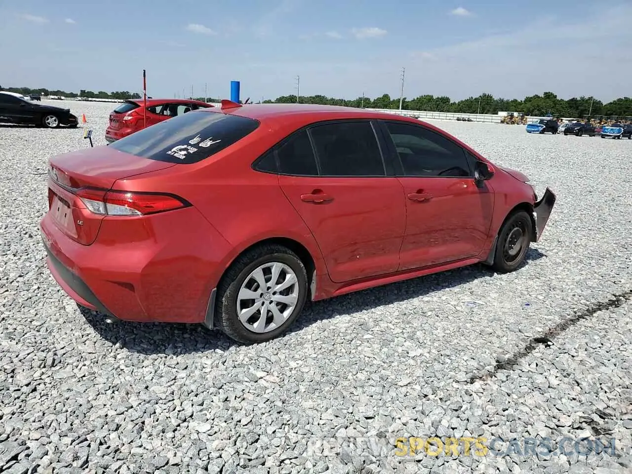 3 Photograph of a damaged car JTDEPMAE8MJ186549 TOYOTA COROLLA 2021