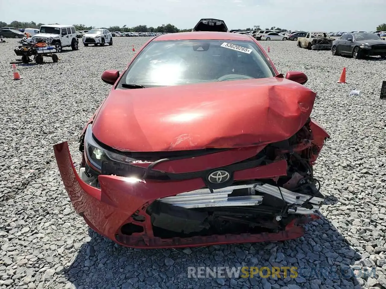 5 Photograph of a damaged car JTDEPMAE8MJ186549 TOYOTA COROLLA 2021