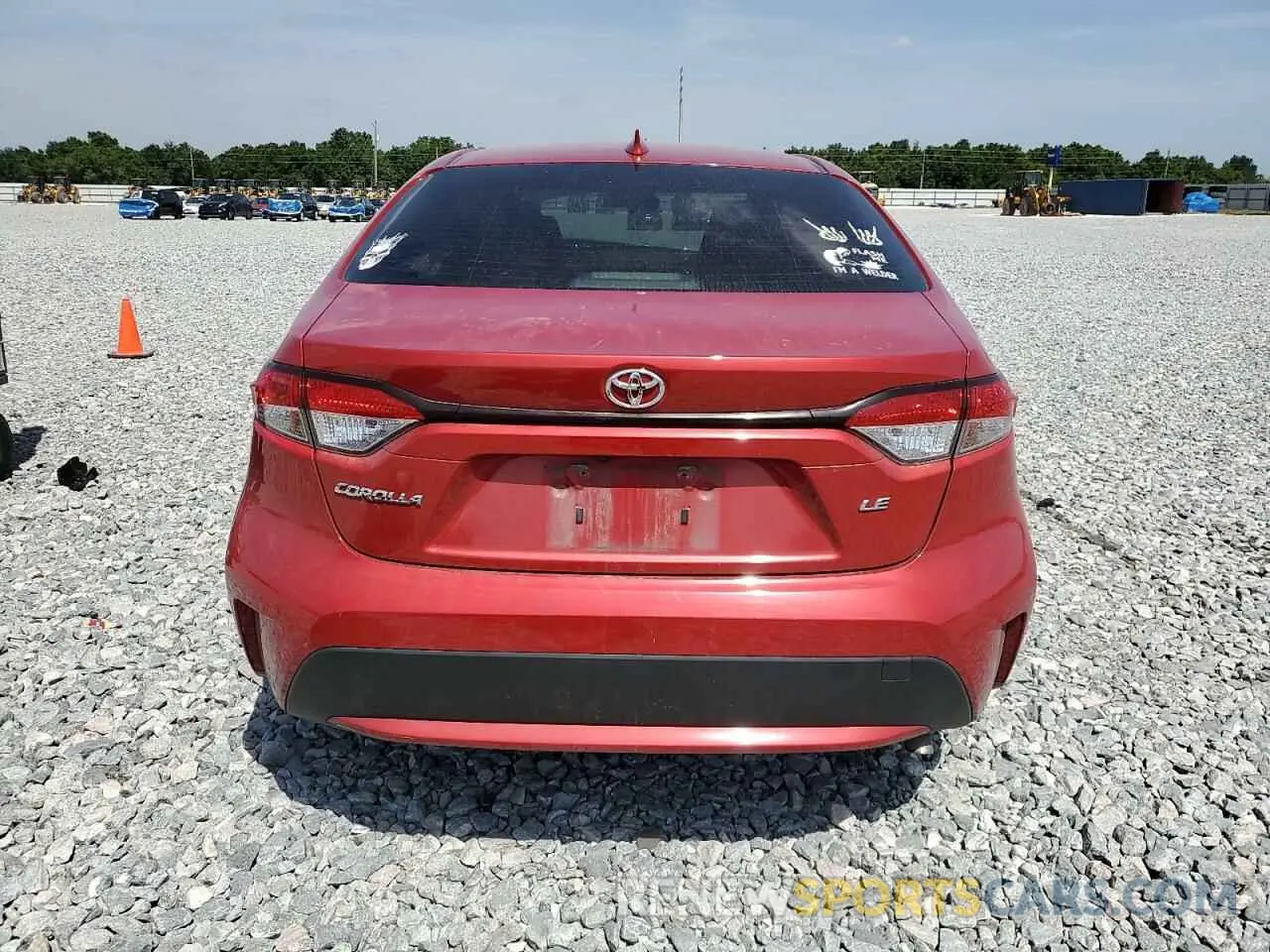 6 Photograph of a damaged car JTDEPMAE8MJ186549 TOYOTA COROLLA 2021