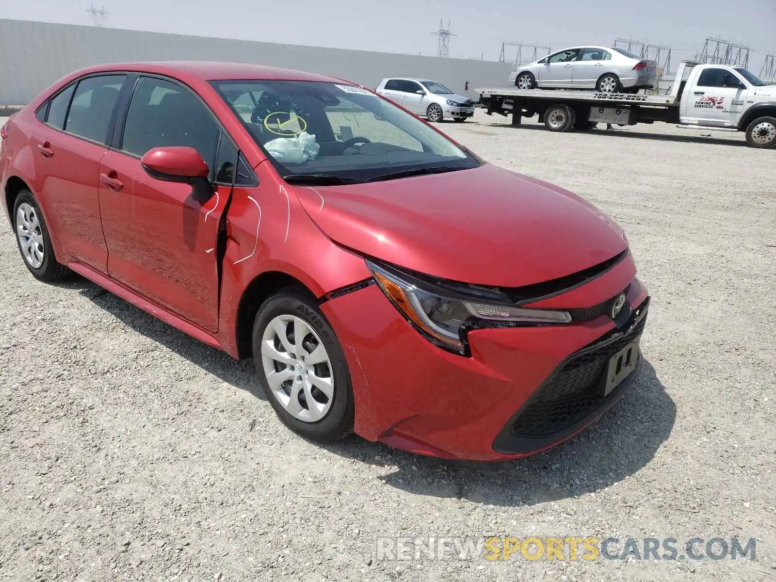 9 Photograph of a damaged car JTDEPMAE8MJ187619 TOYOTA COROLLA 2021