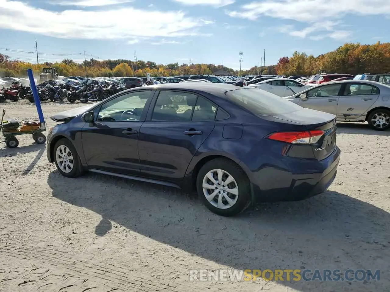 2 Photograph of a damaged car JTDEPMAE8MJ188236 TOYOTA COROLLA 2021