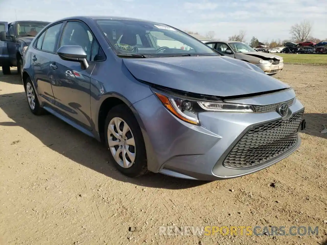 1 Photograph of a damaged car JTDEPMAE9MJ120950 TOYOTA COROLLA 2021