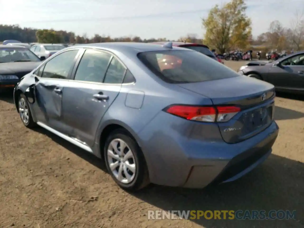 3 Photograph of a damaged car JTDEPMAE9MJ120950 TOYOTA COROLLA 2021