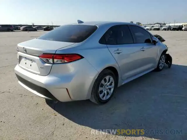4 Photograph of a damaged car JTDEPMAE9MJ122312 TOYOTA COROLLA 2021
