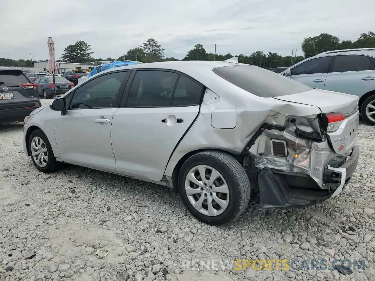 2 Photograph of a damaged car JTDEPMAE9MJ123282 TOYOTA COROLLA 2021