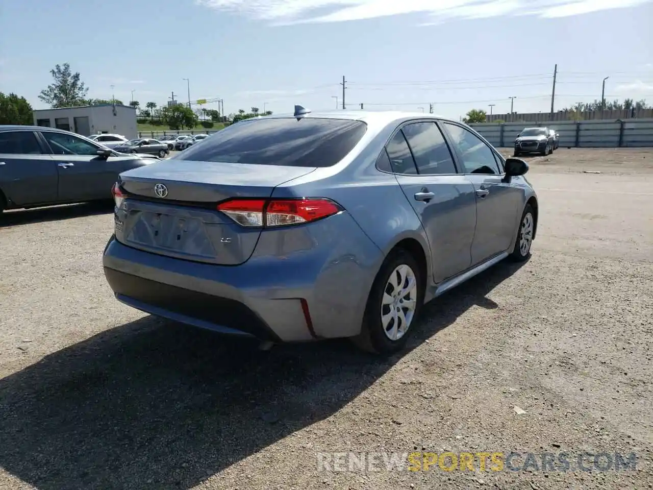 4 Photograph of a damaged car JTDEPMAE9MJ124190 TOYOTA COROLLA 2021