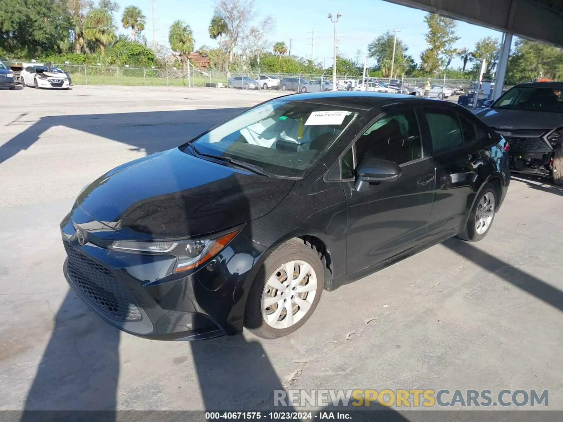 2 Photograph of a damaged car JTDEPMAE9MJ124576 TOYOTA COROLLA 2021