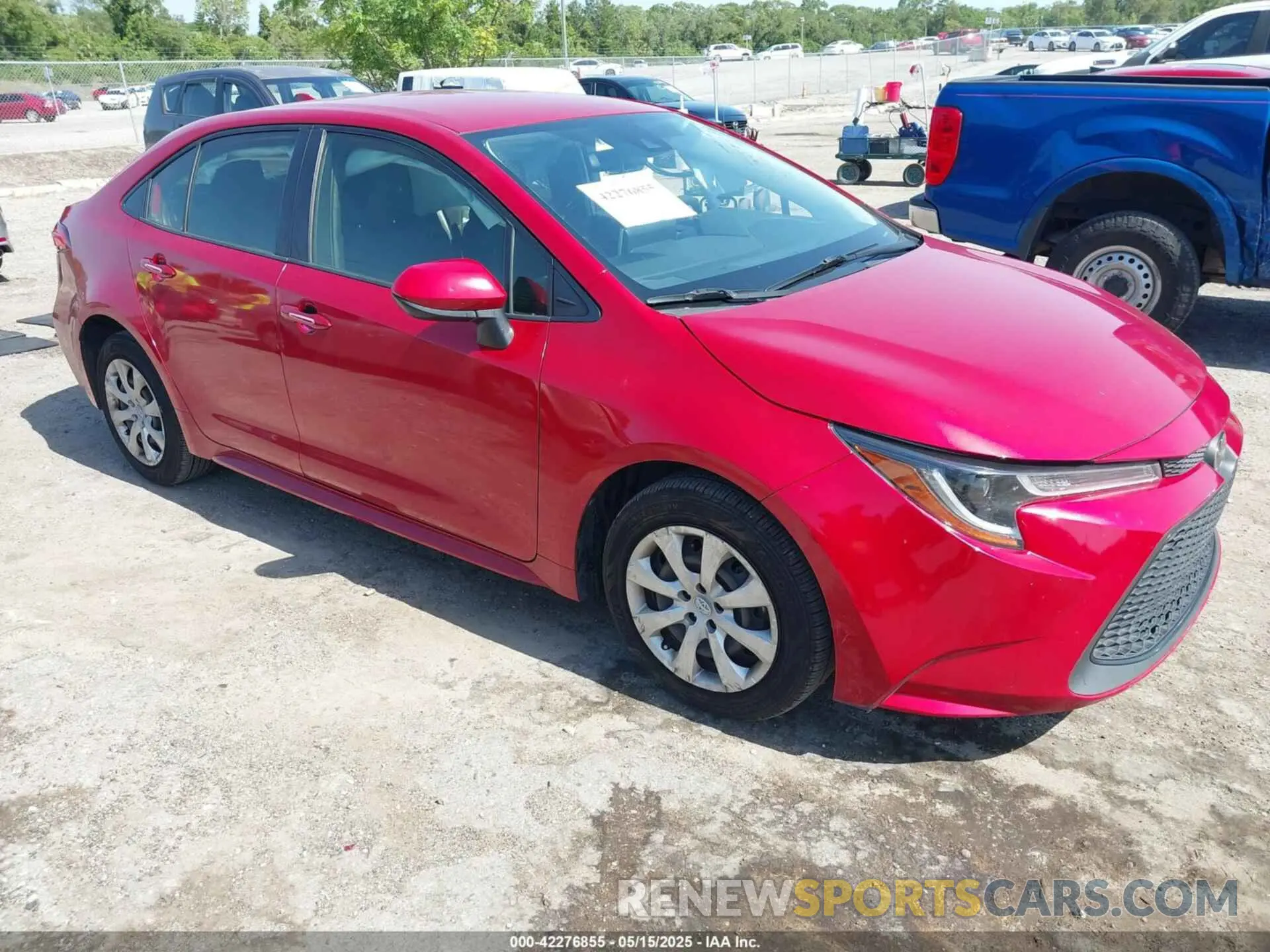 1 Photograph of a damaged car JTDEPMAE9MJ130989 TOYOTA COROLLA 2021