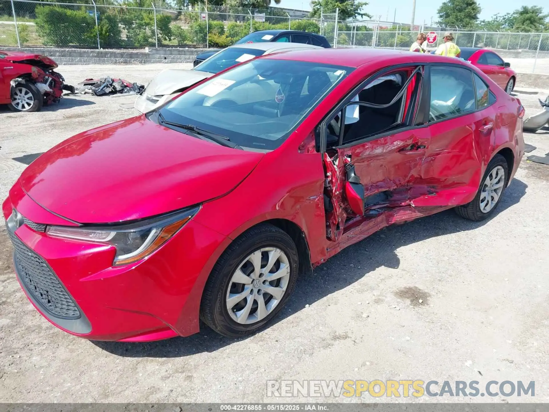 2 Photograph of a damaged car JTDEPMAE9MJ130989 TOYOTA COROLLA 2021