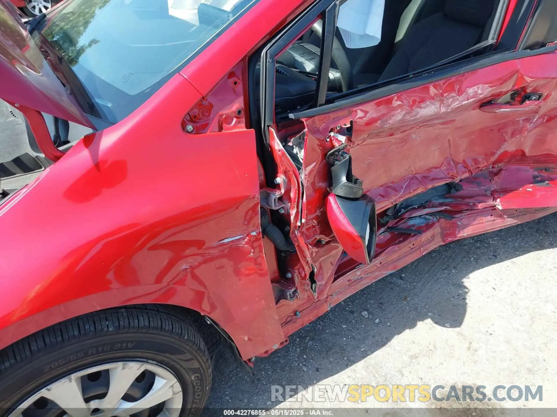 6 Photograph of a damaged car JTDEPMAE9MJ130989 TOYOTA COROLLA 2021