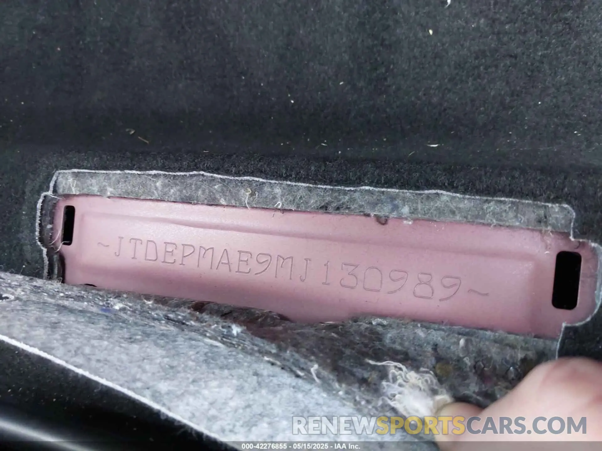 9 Photograph of a damaged car JTDEPMAE9MJ130989 TOYOTA COROLLA 2021