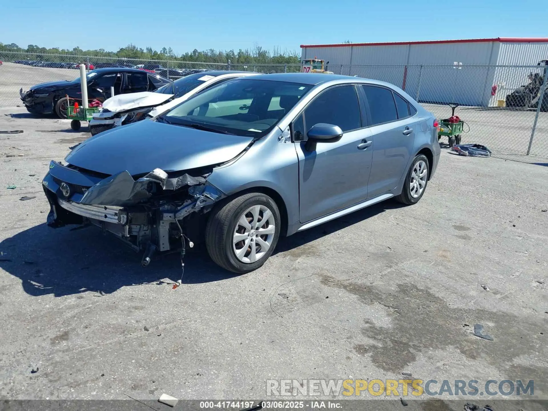 2 Photograph of a damaged car JTDEPMAE9MJ132063 TOYOTA COROLLA 2021