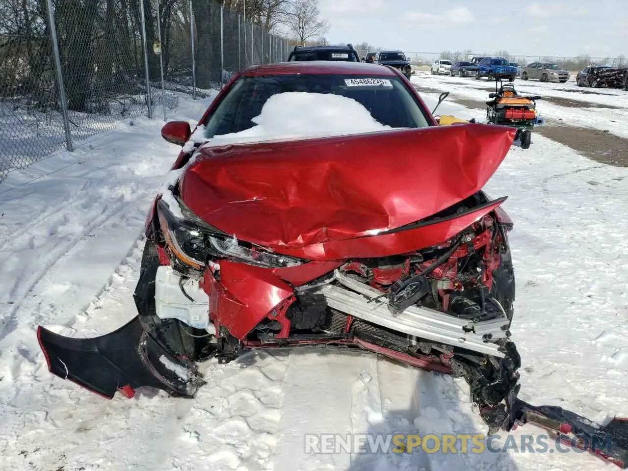 5 Photograph of a damaged car JTDEPMAE9MJ133245 TOYOTA COROLLA 2021