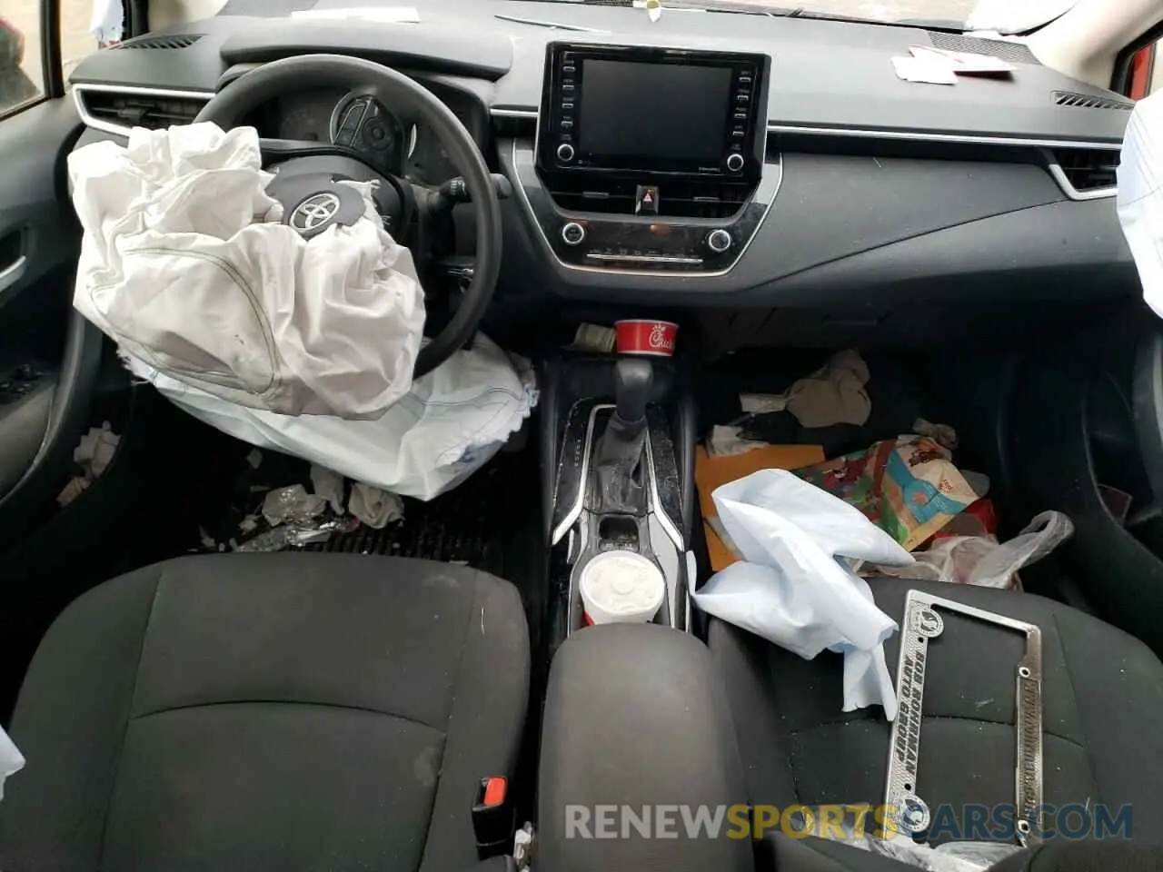 8 Photograph of a damaged car JTDEPMAE9MJ134685 TOYOTA COROLLA 2021