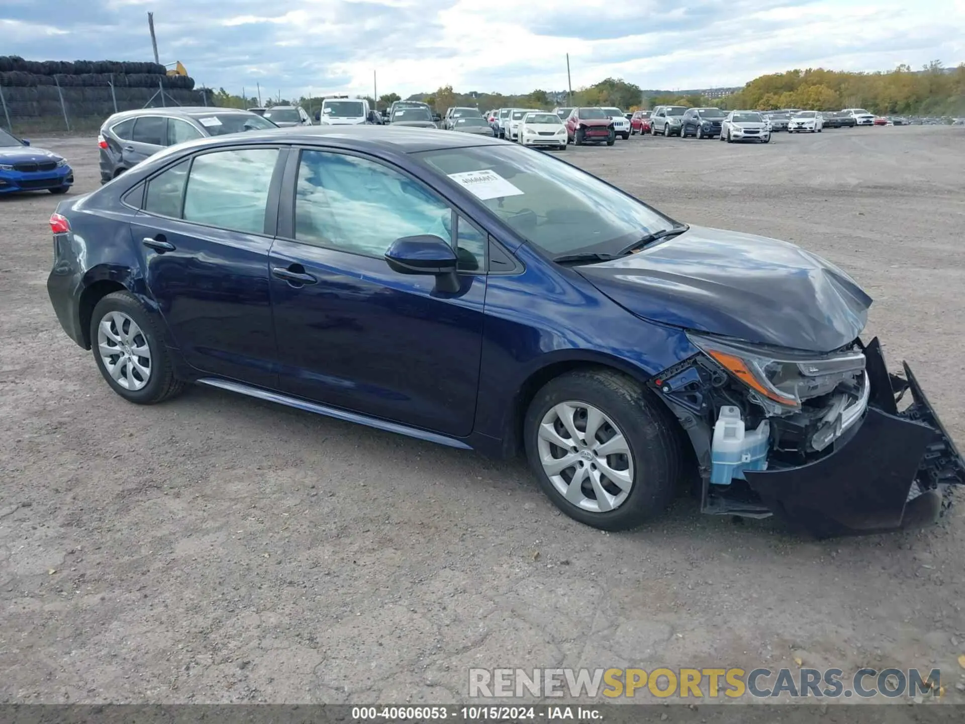 1 Photograph of a damaged car JTDEPMAE9MJ136582 TOYOTA COROLLA 2021