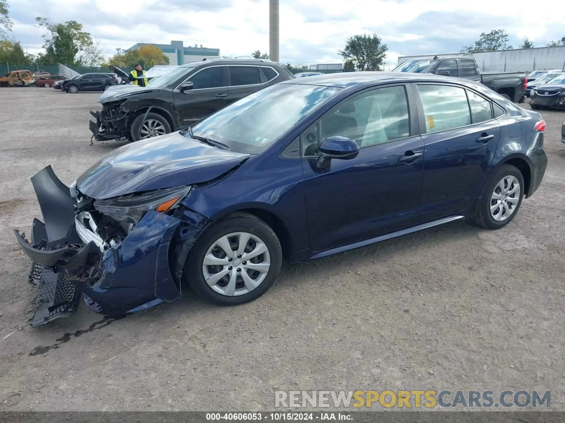 2 Photograph of a damaged car JTDEPMAE9MJ136582 TOYOTA COROLLA 2021