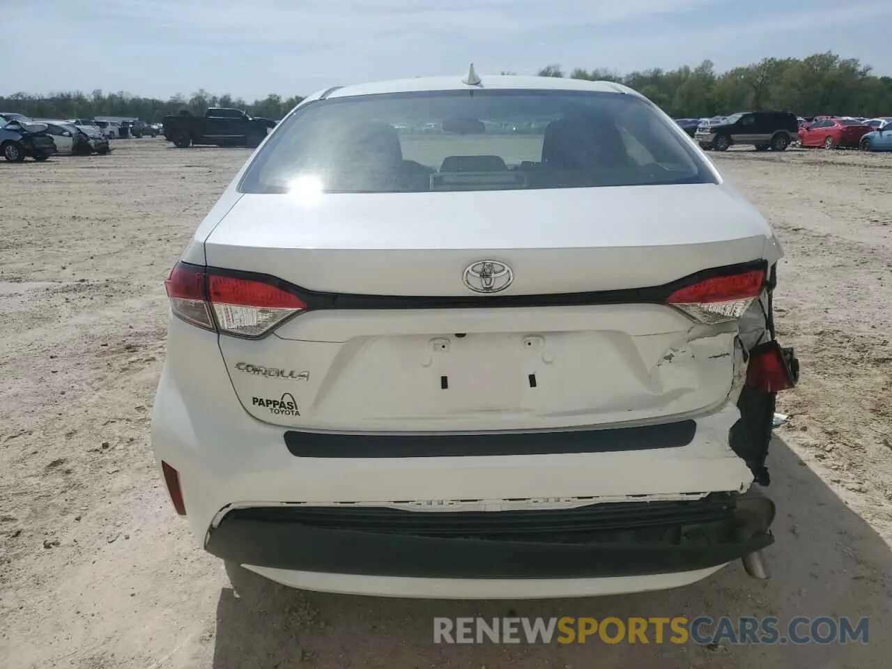 6 Photograph of a damaged car JTDEPMAE9MJ137442 TOYOTA COROLLA 2021
