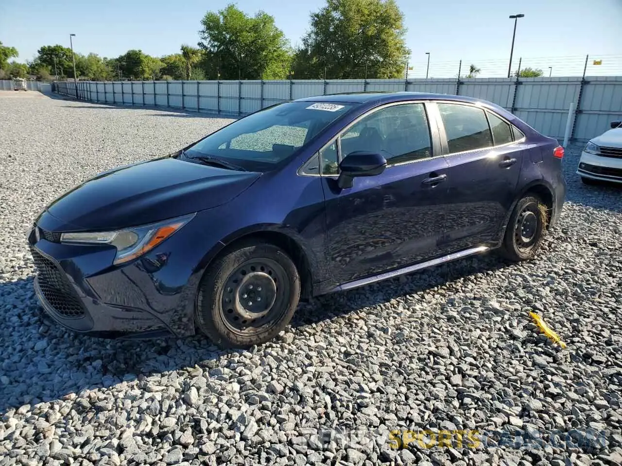 1 Photograph of a damaged car JTDEPMAE9MJ137666 TOYOTA COROLLA 2021