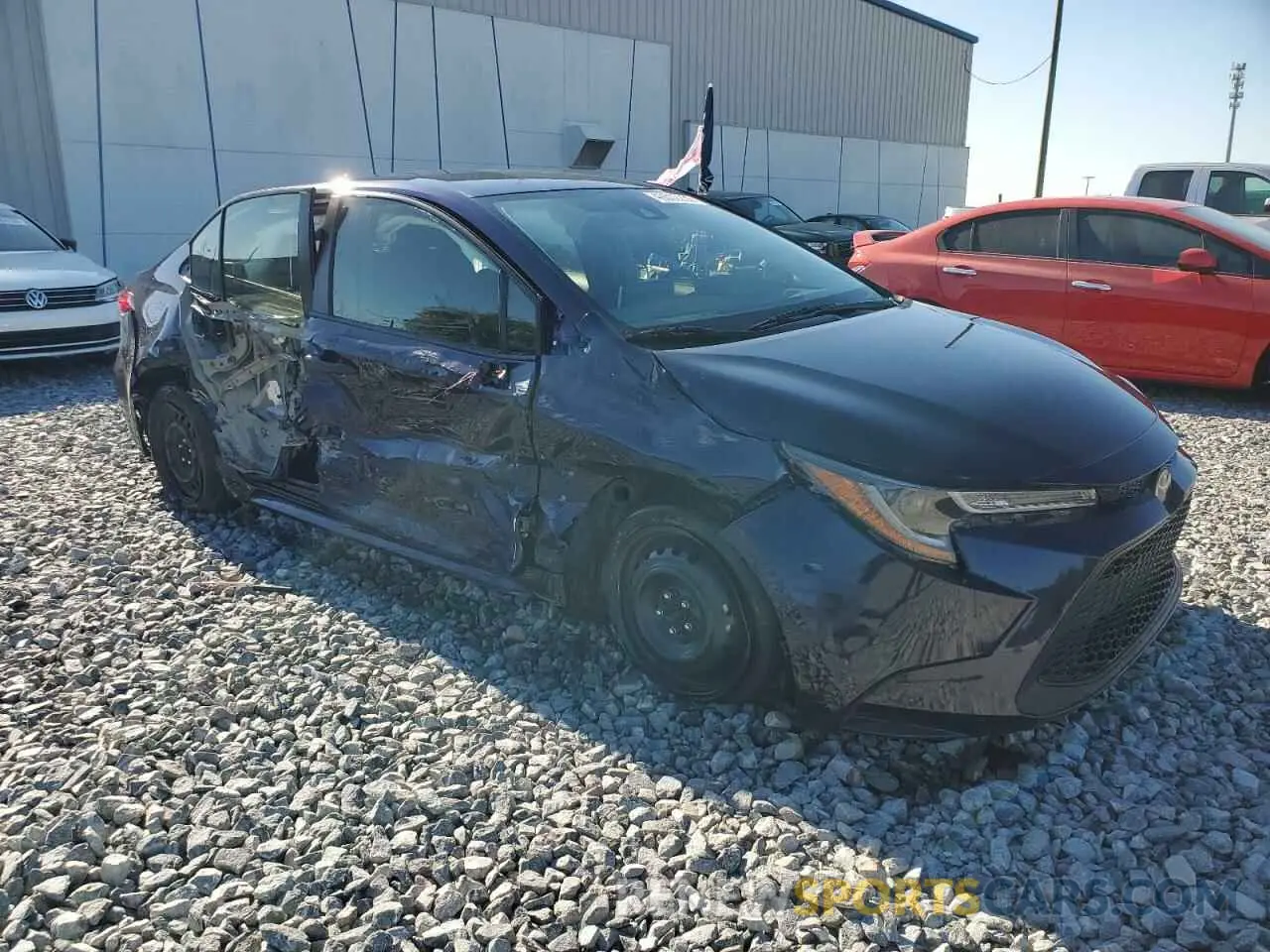 4 Photograph of a damaged car JTDEPMAE9MJ137666 TOYOTA COROLLA 2021