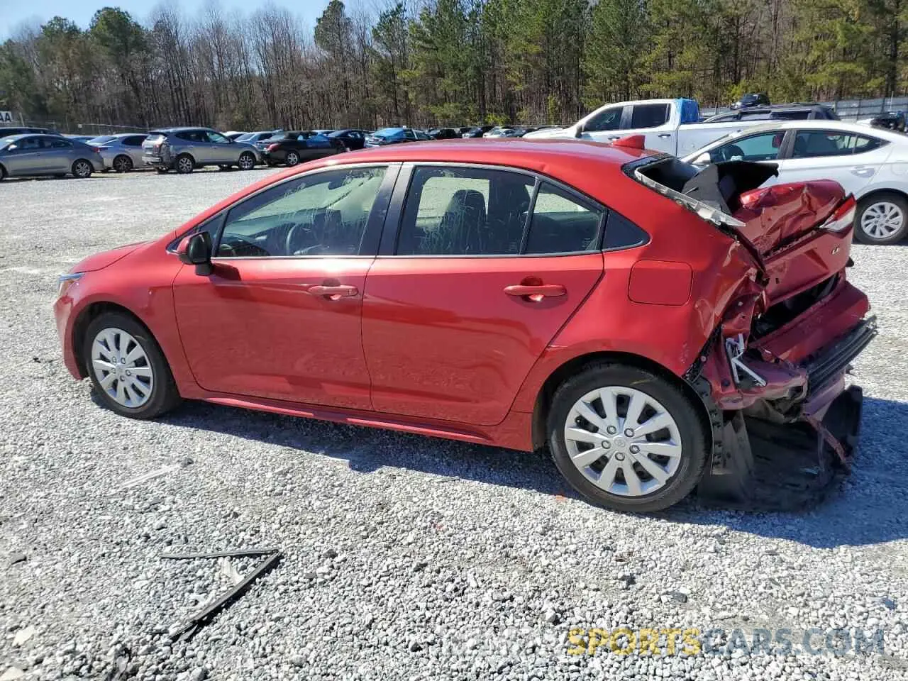 2 Photograph of a damaged car JTDEPMAE9MJ138087 TOYOTA COROLLA 2021
