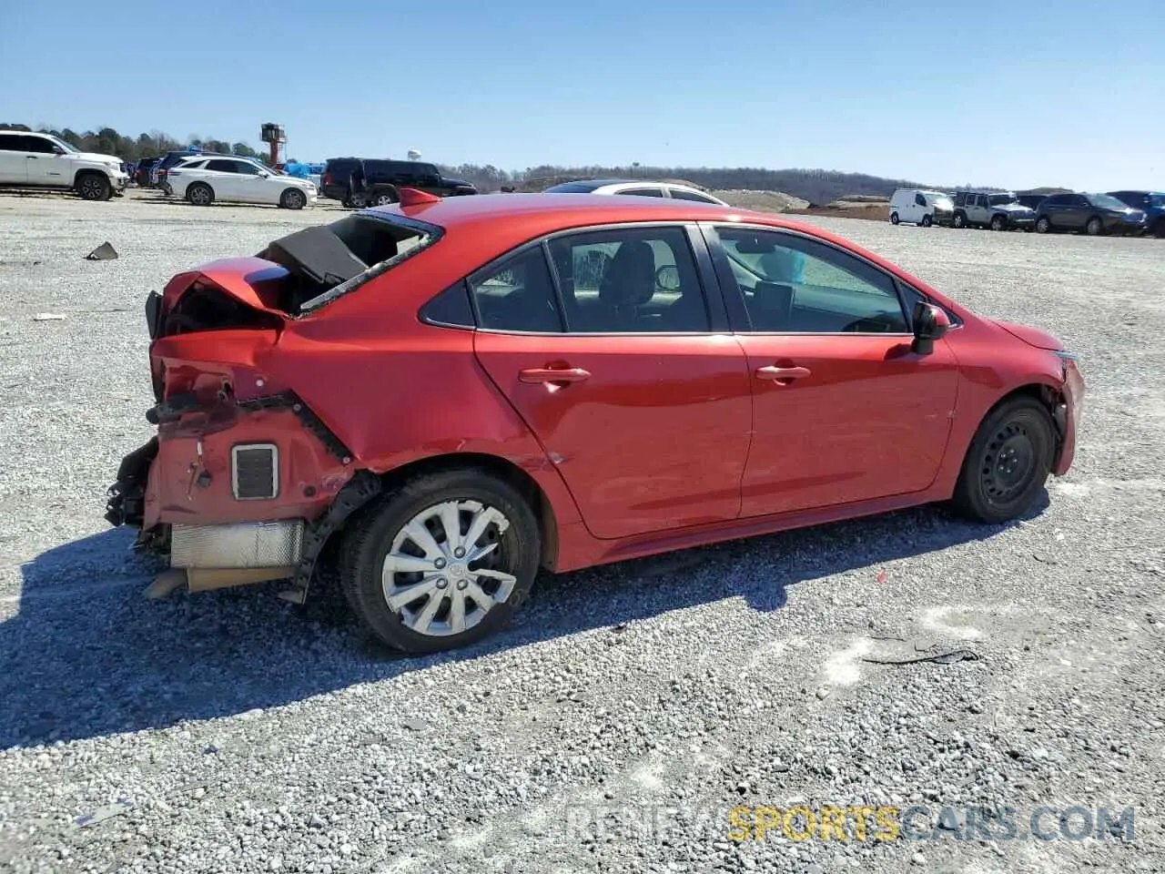3 Photograph of a damaged car JTDEPMAE9MJ138087 TOYOTA COROLLA 2021