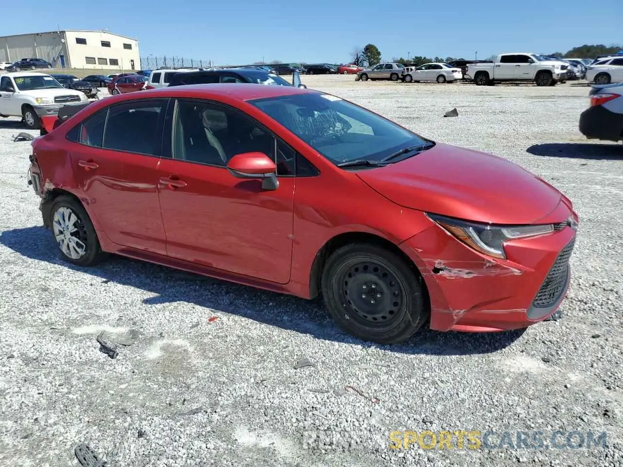 4 Photograph of a damaged car JTDEPMAE9MJ138087 TOYOTA COROLLA 2021