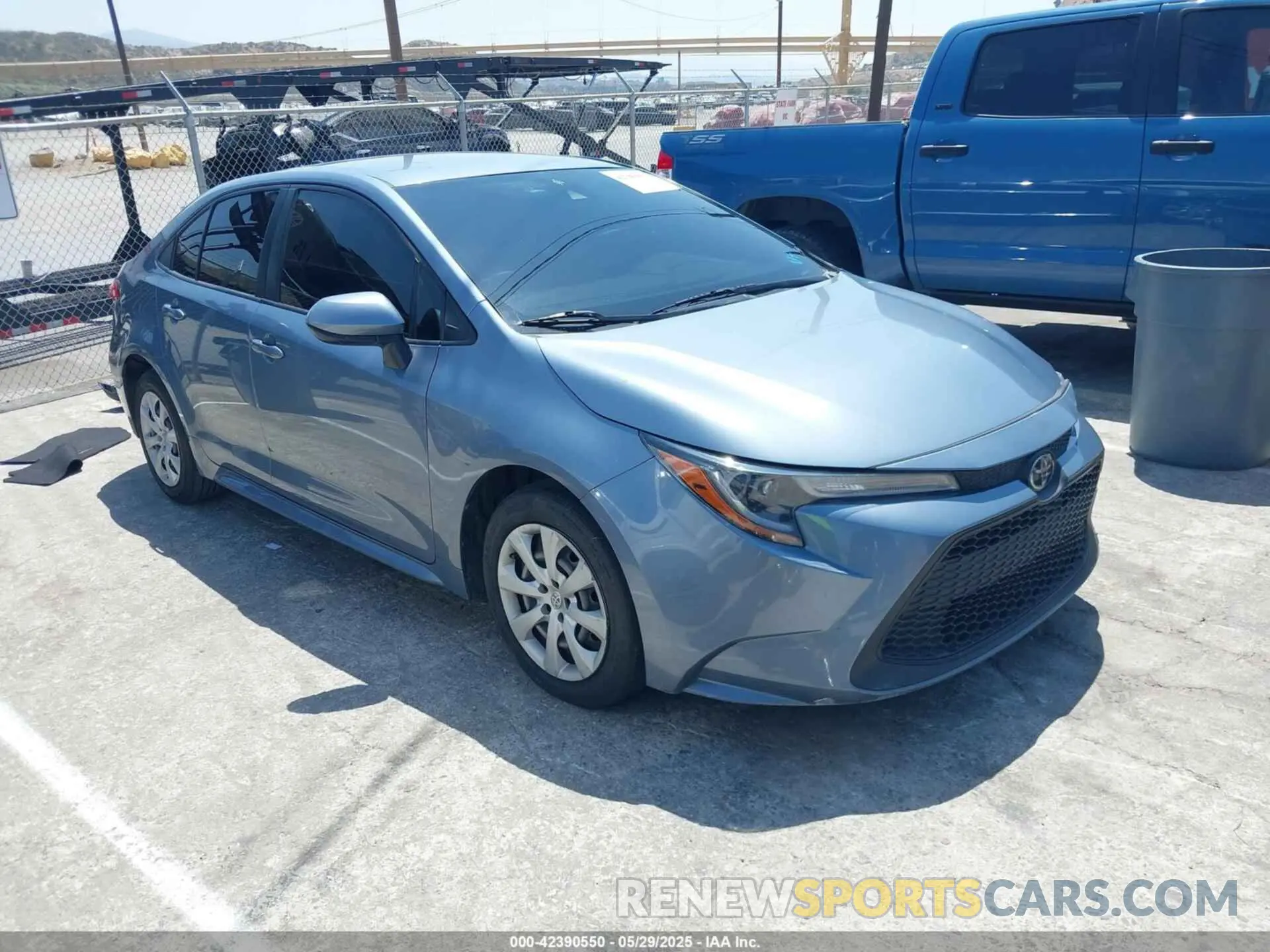 1 Photograph of a damaged car JTDEPMAE9MJ141815 TOYOTA COROLLA 2021