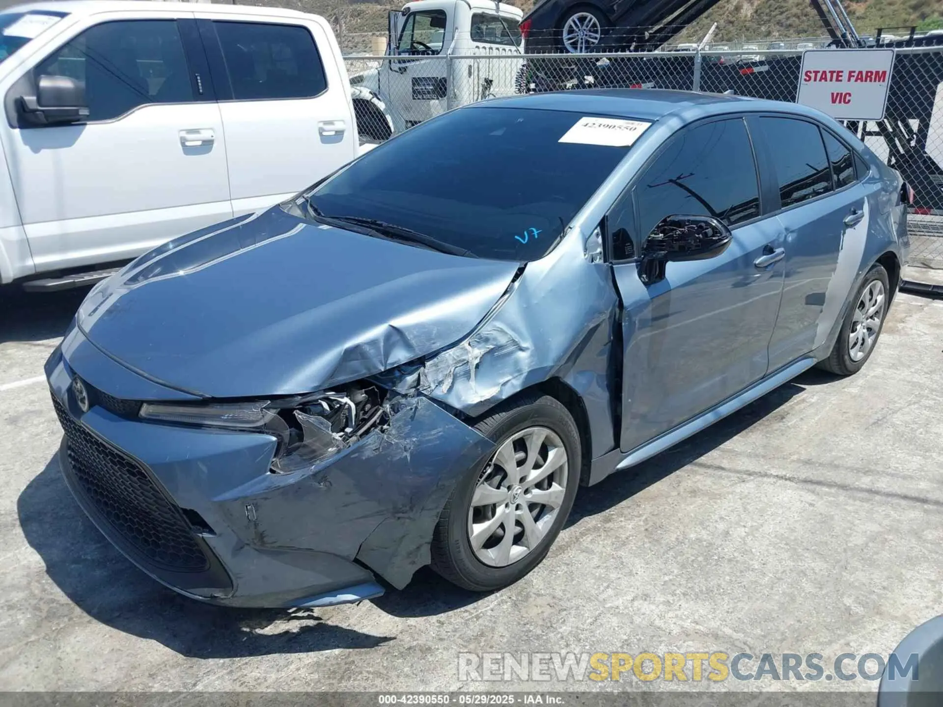 2 Photograph of a damaged car JTDEPMAE9MJ141815 TOYOTA COROLLA 2021