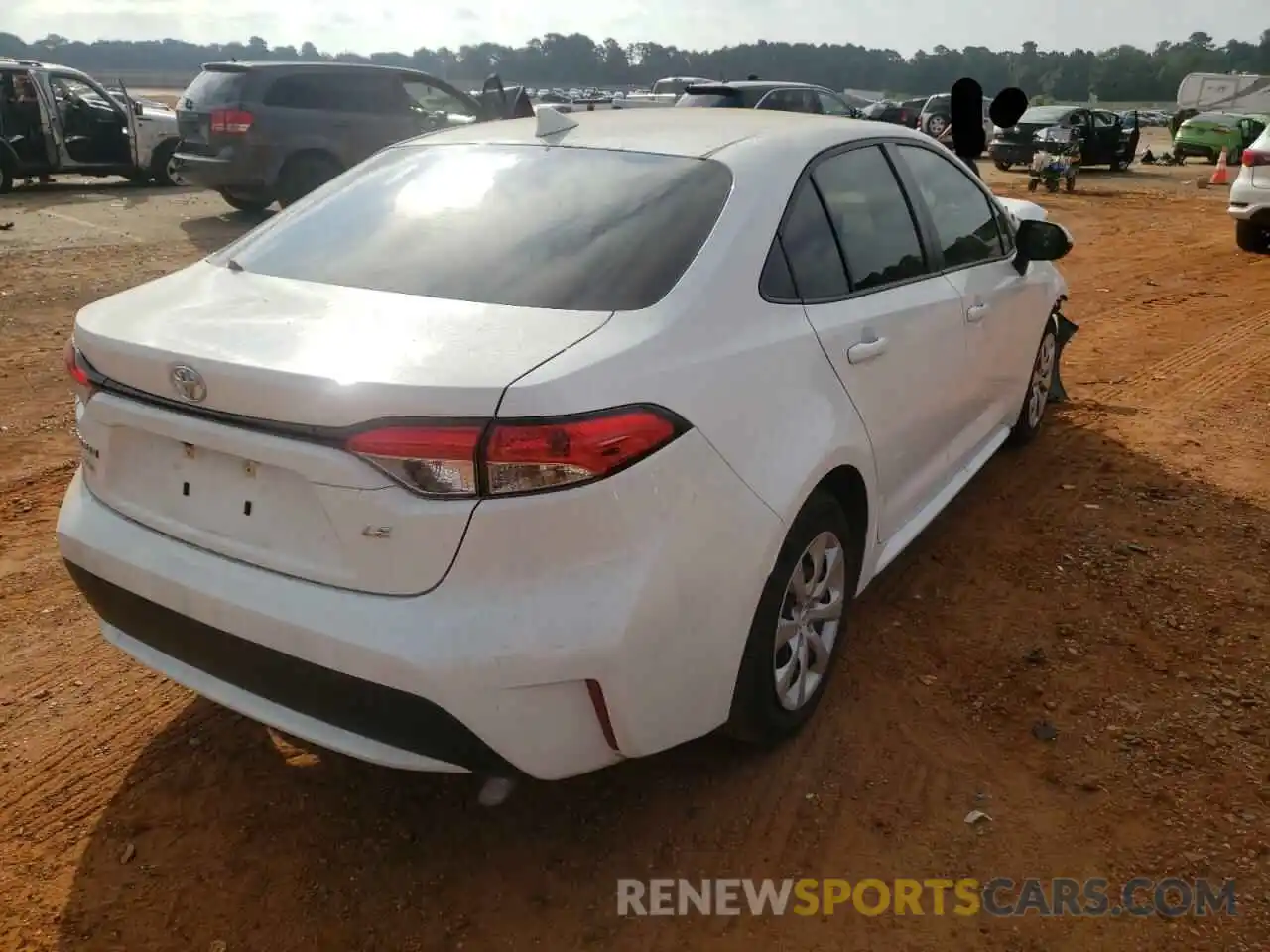 4 Photograph of a damaged car JTDEPMAE9MJ144178 TOYOTA COROLLA 2021