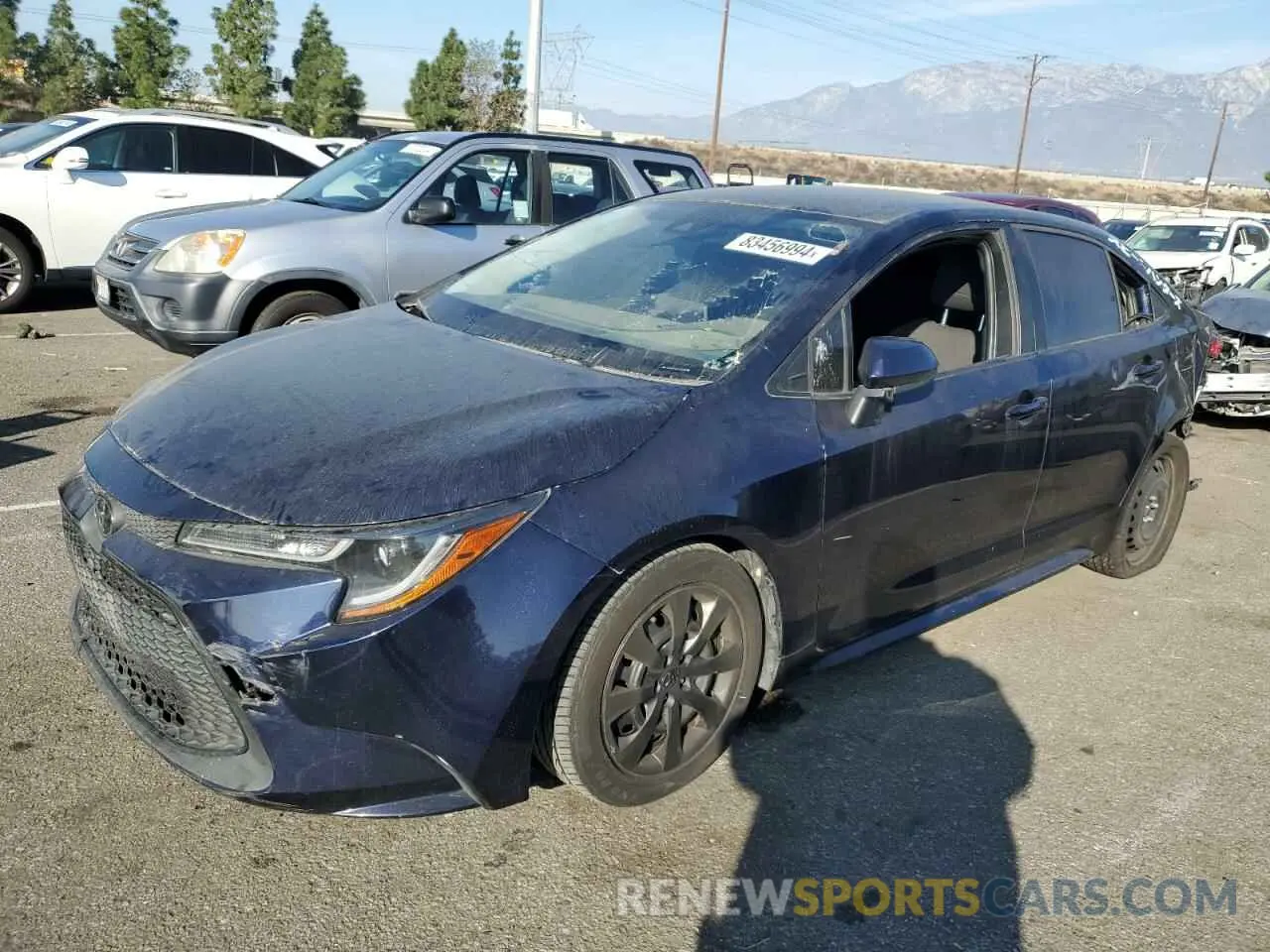 1 Photograph of a damaged car JTDEPMAE9MJ146805 TOYOTA COROLLA 2021