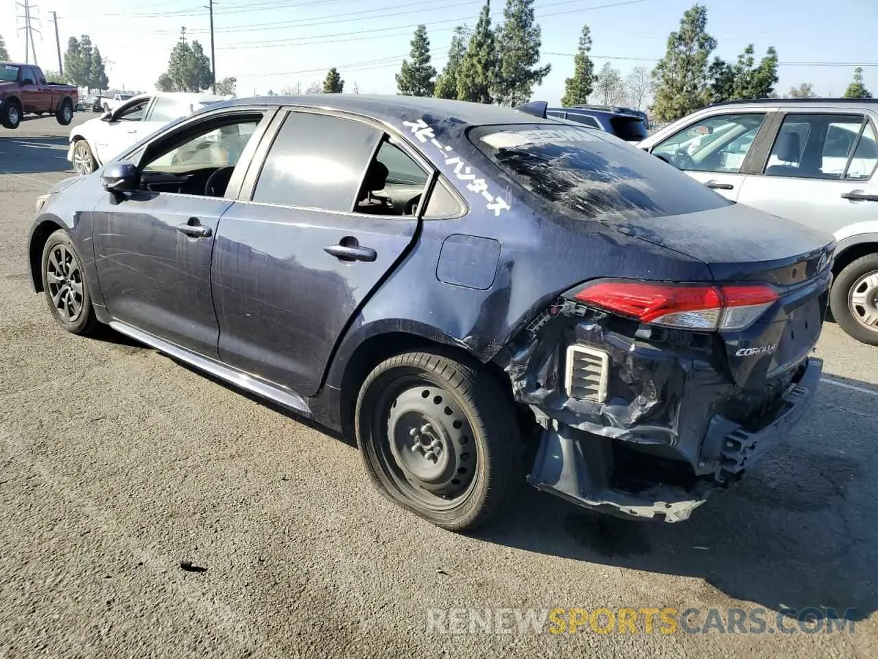 2 Photograph of a damaged car JTDEPMAE9MJ146805 TOYOTA COROLLA 2021