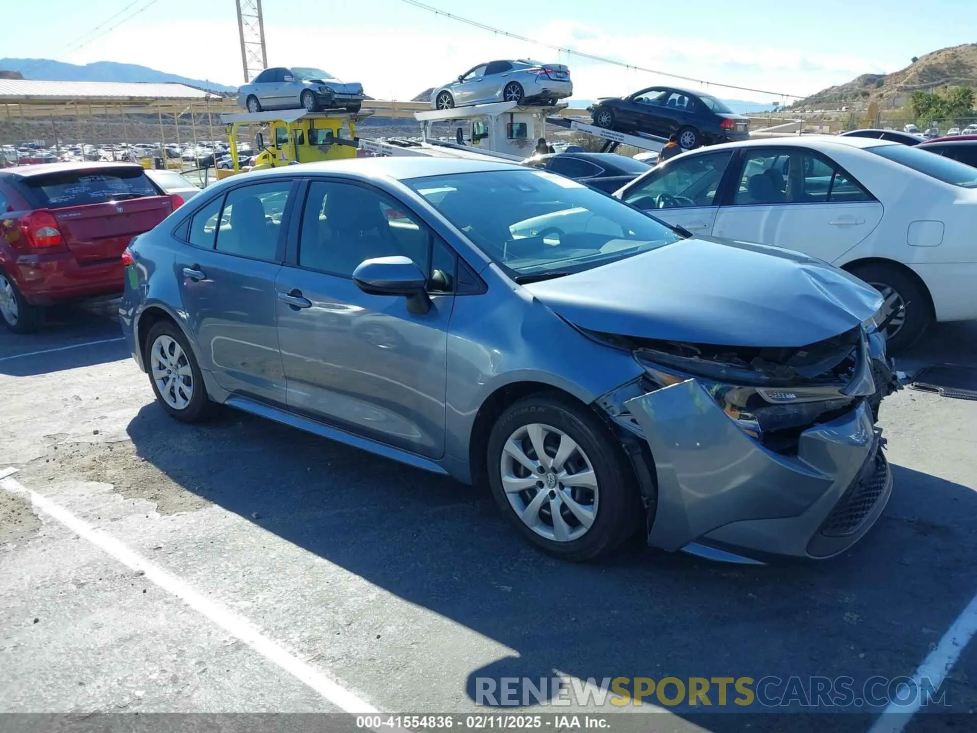 1 Photograph of a damaged car JTDEPMAE9MJ151129 TOYOTA COROLLA 2021