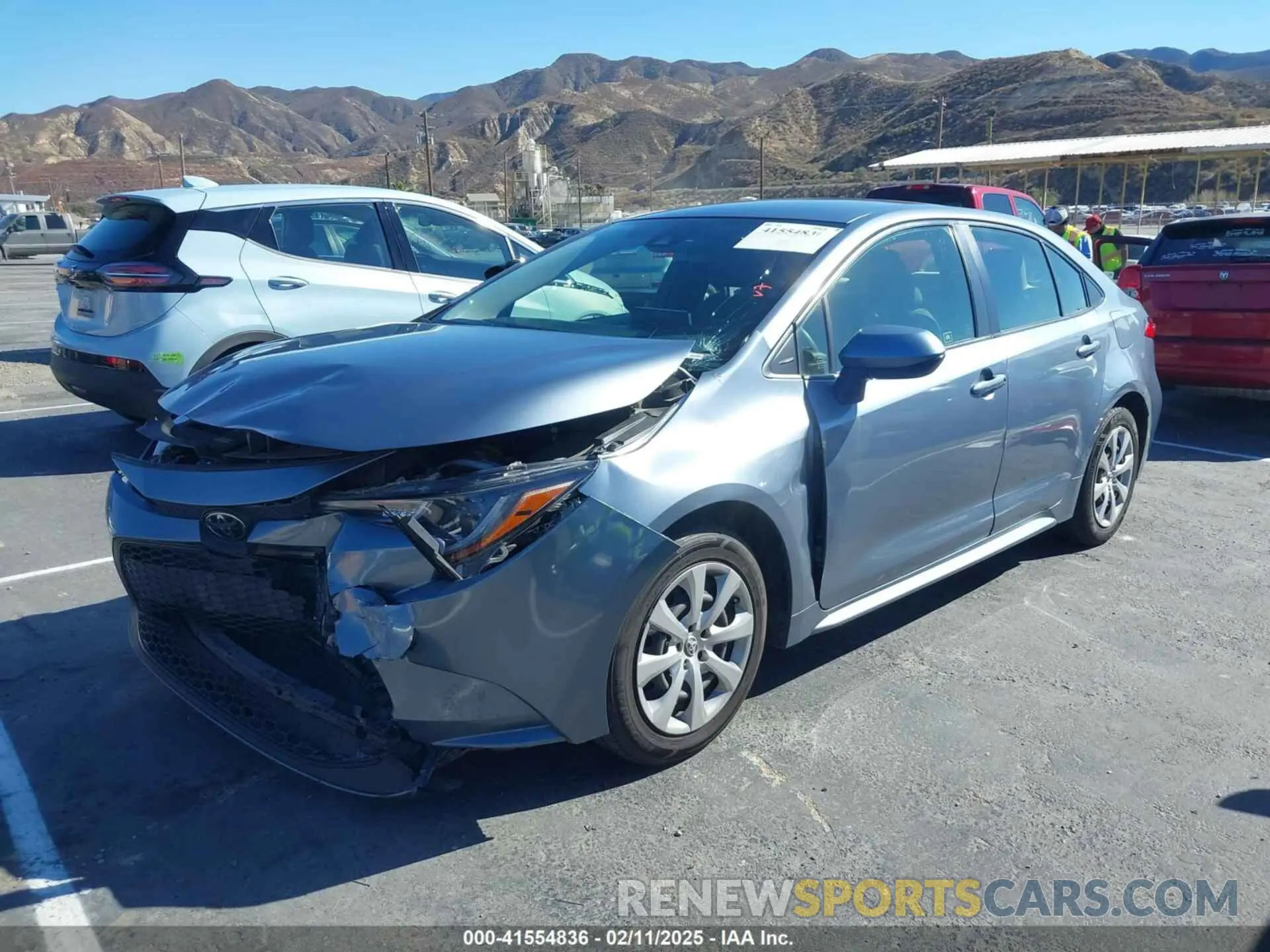 2 Photograph of a damaged car JTDEPMAE9MJ151129 TOYOTA COROLLA 2021
