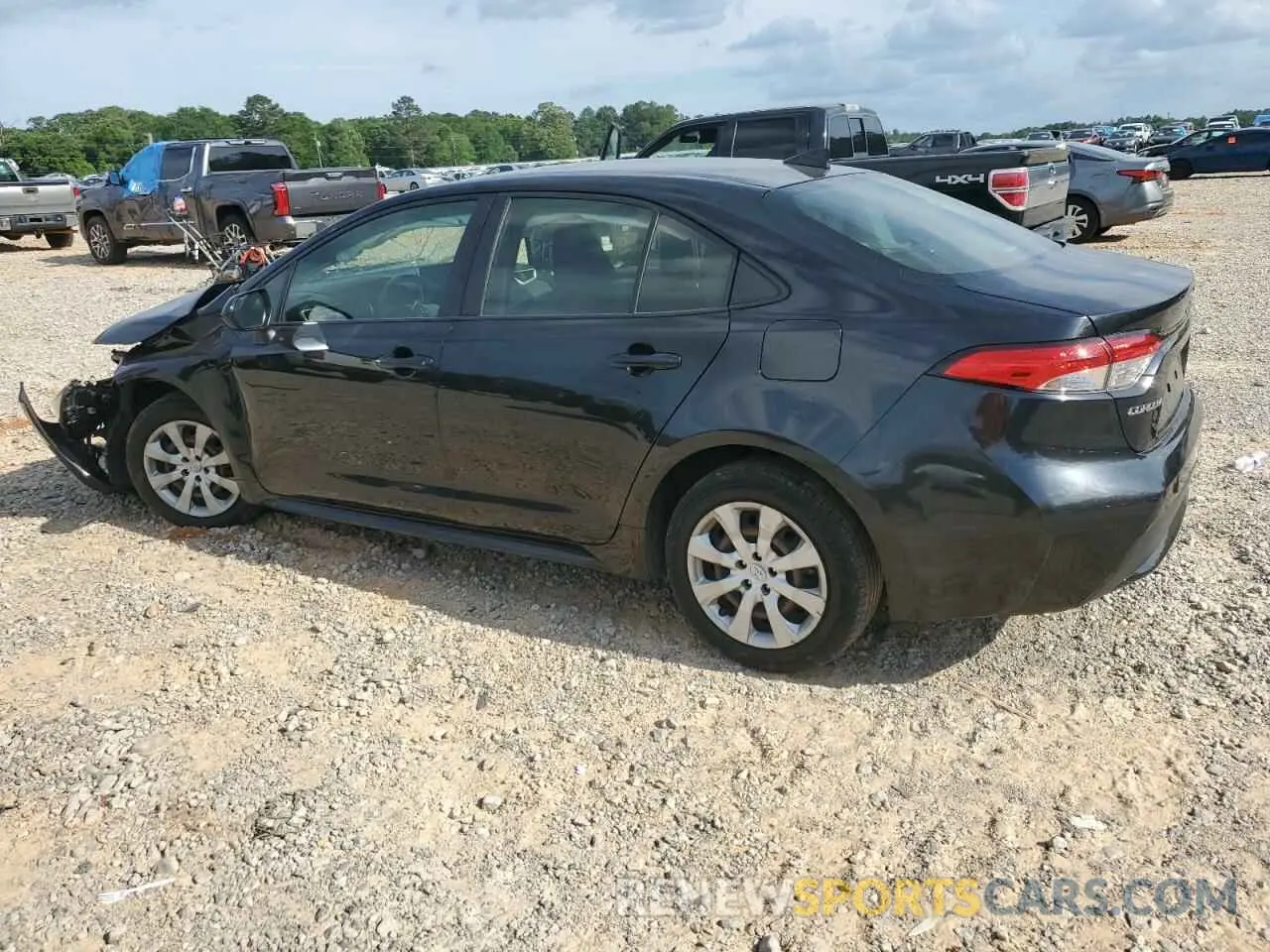 2 Photograph of a damaged car JTDEPMAE9MJ151521 TOYOTA COROLLA 2021