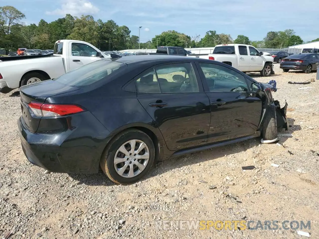 3 Photograph of a damaged car JTDEPMAE9MJ151521 TOYOTA COROLLA 2021