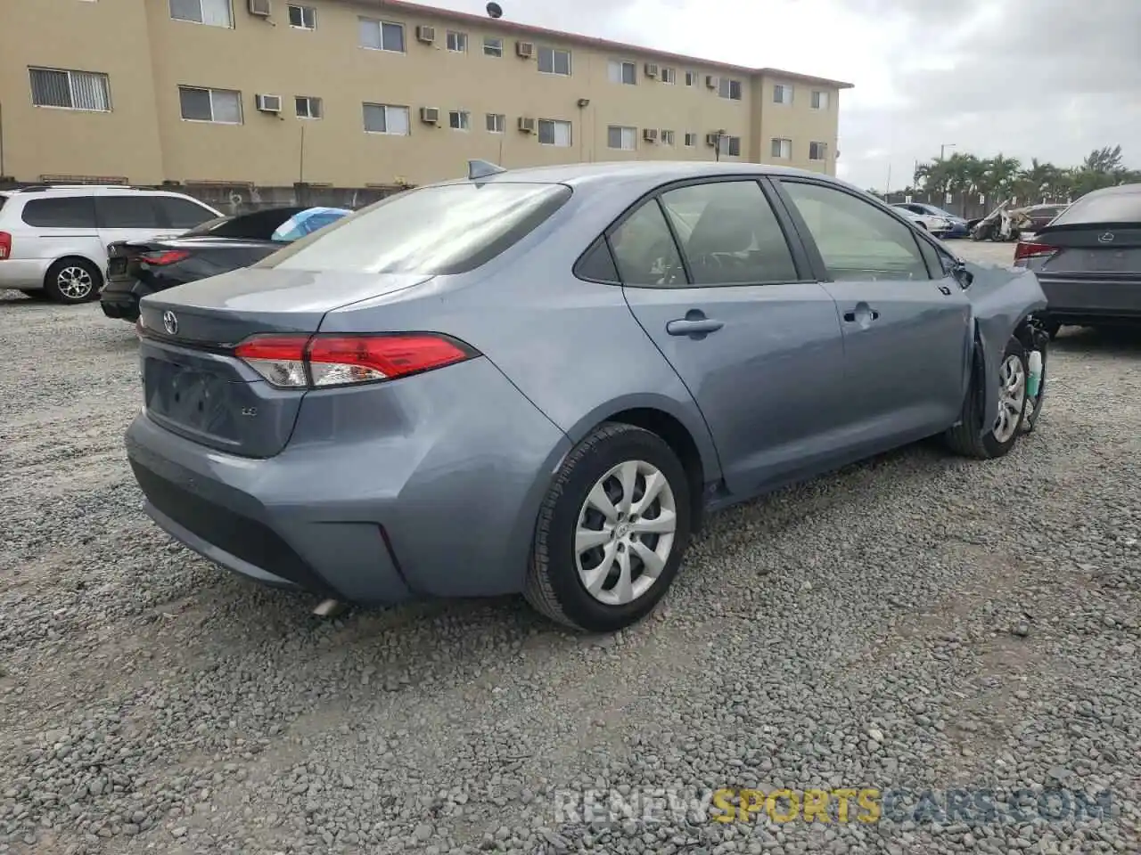 4 Photograph of a damaged car JTDEPMAE9MJ152250 TOYOTA COROLLA 2021