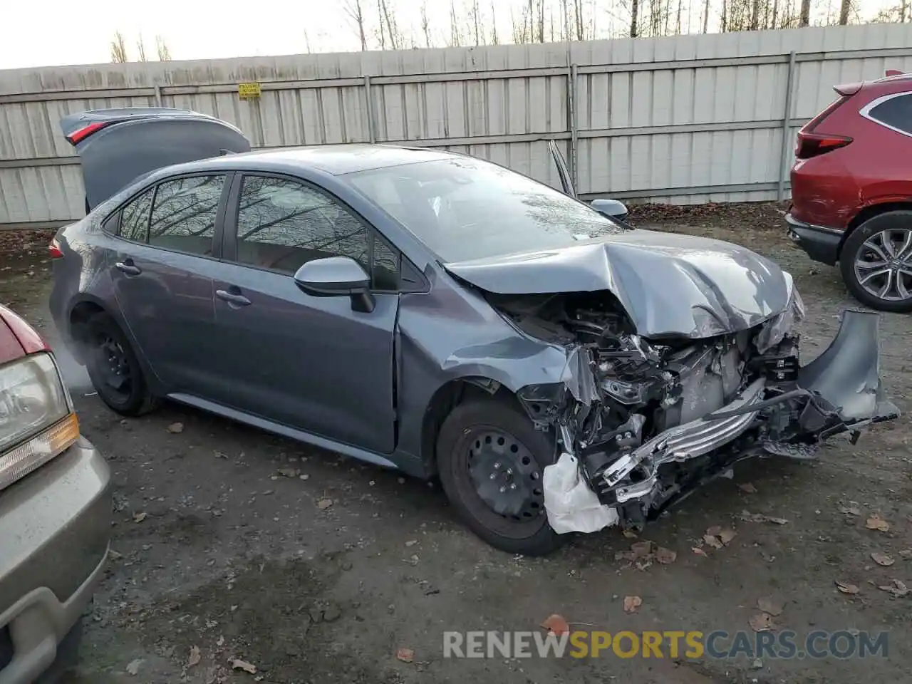 4 Photograph of a damaged car JTDEPMAE9MJ156489 TOYOTA COROLLA 2021