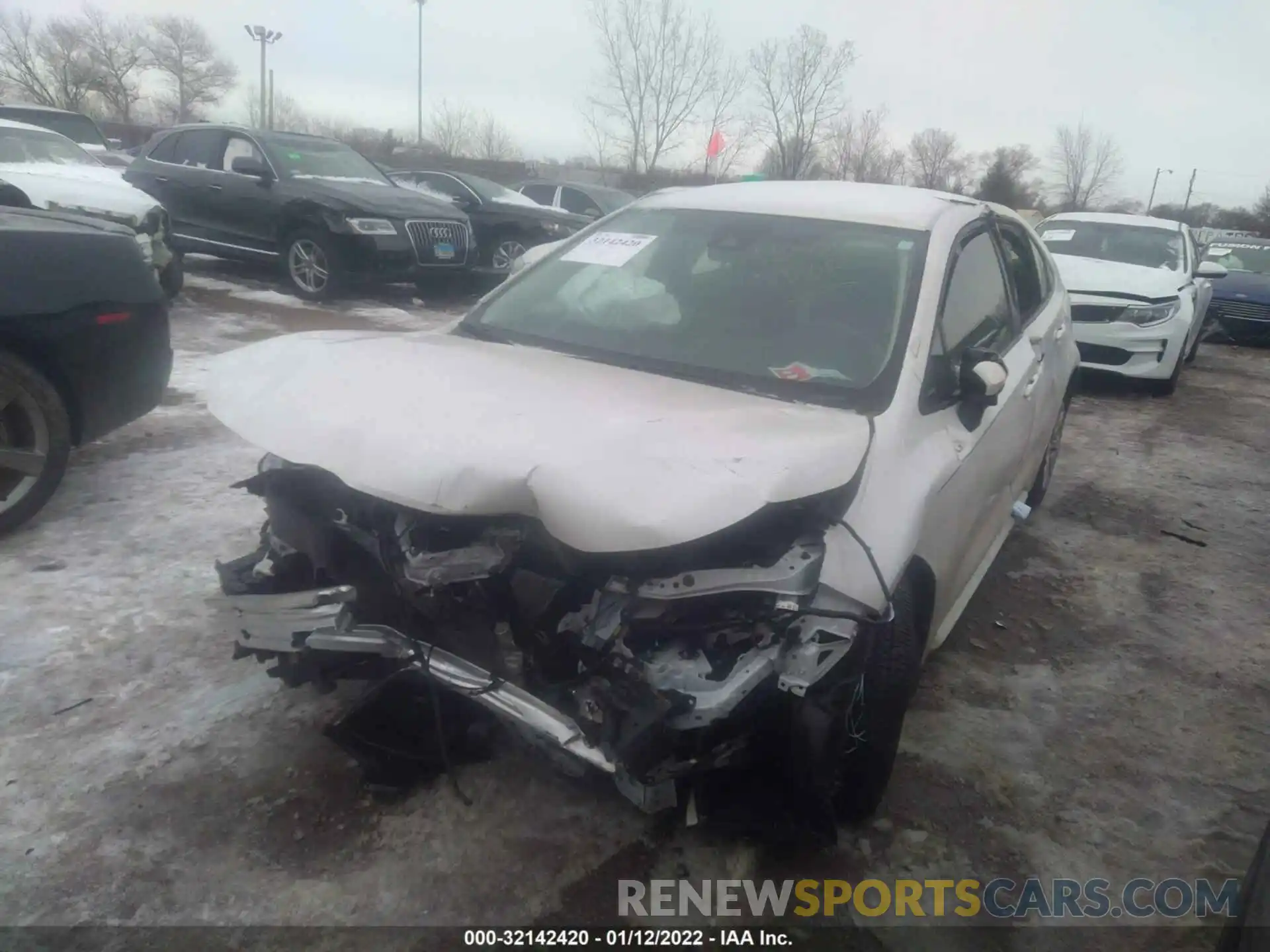 2 Photograph of a damaged car JTDEPMAE9MJ157173 TOYOTA COROLLA 2021