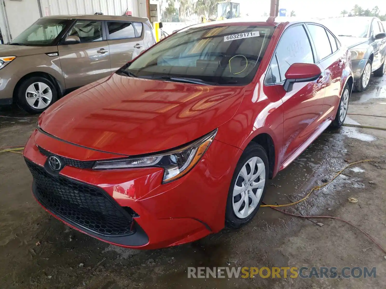 2 Photograph of a damaged car JTDEPMAE9MJ160445 TOYOTA COROLLA 2021