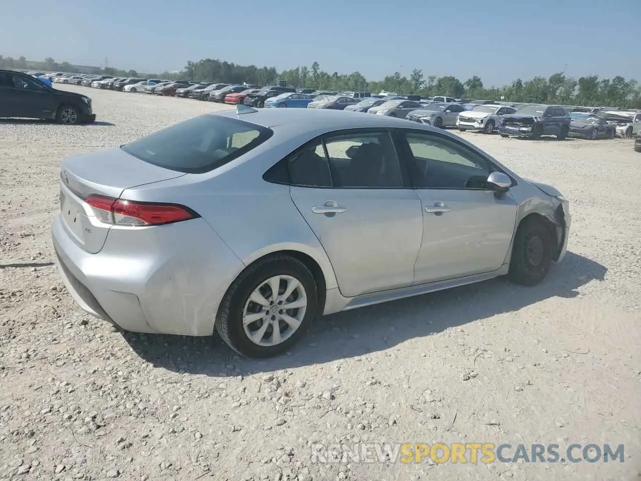 3 Photograph of a damaged car JTDEPMAE9MJ160655 TOYOTA COROLLA 2021