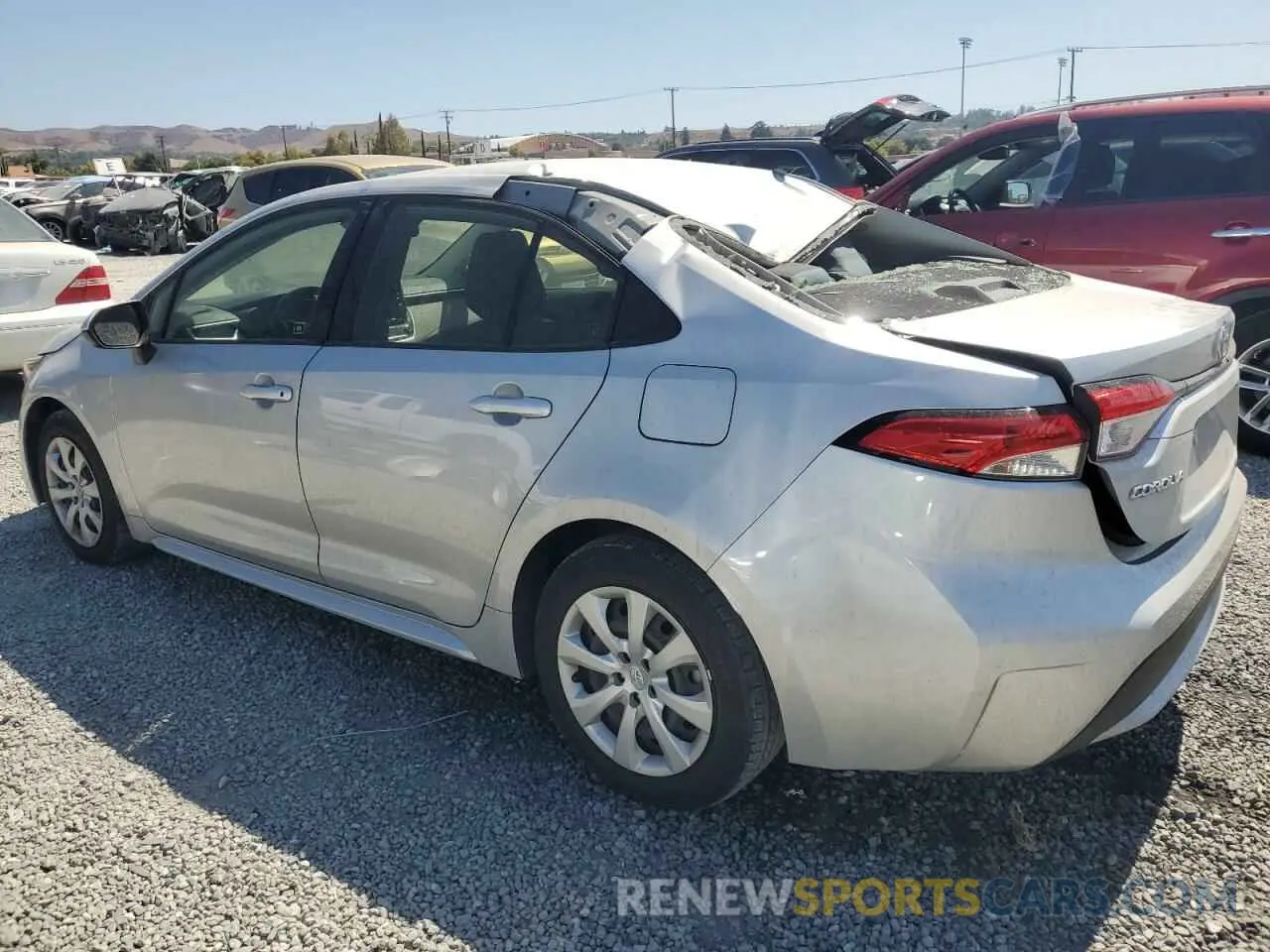 2 Photograph of a damaged car JTDEPMAE9MJ161899 TOYOTA COROLLA 2021