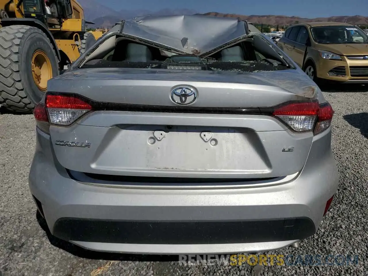 6 Photograph of a damaged car JTDEPMAE9MJ161899 TOYOTA COROLLA 2021