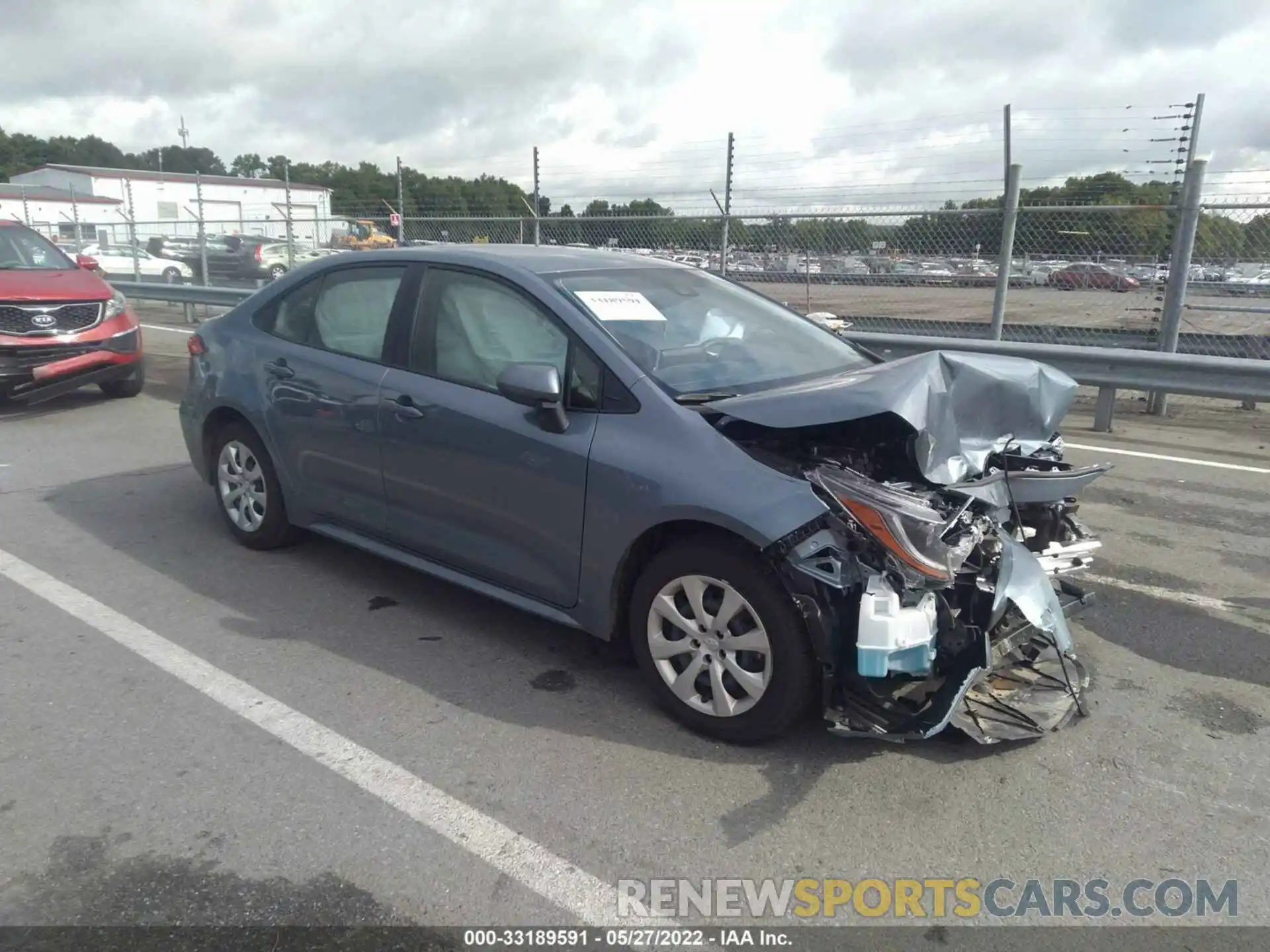 1 Photograph of a damaged car JTDEPMAE9MJ163930 TOYOTA COROLLA 2021